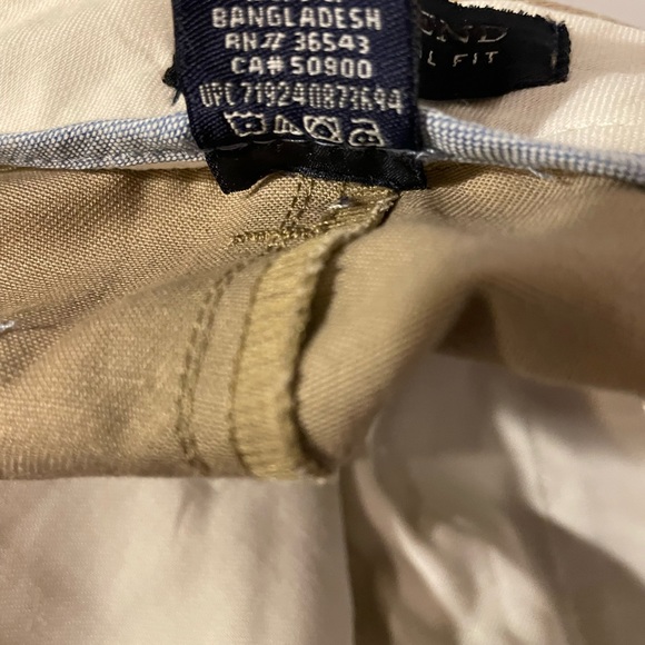 Big Men’s 46 x 32 Tan Chino Lands End Traditional Fit Pants NWT - Picture 5 of 5